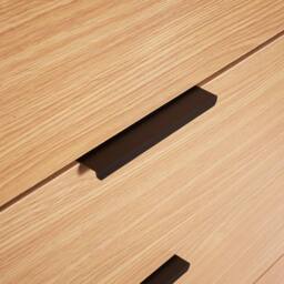 Home Source Phoenix Chest of Drawers Storage 5 Drawer Bedroom Organiser Bedside in Light Oak - thumbnail 6