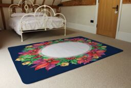 Benjamin Tate Design Holly & Bright Leaves Rug in Natural - Size: Large - thumbnail 3