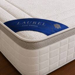 Desire Deco Latex 1500 Pocket Spring Laurel Mattress in White - Size: Small Double - thumbnail 3