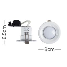 ValueLights Downlight Fire Rated Ceiling Light Fitting 20 Pack With Warm White Bulbs - thumbnail 4