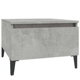 Berkfield Home Side Tables 2 pcs Concrete Grey 50x46x35 cm Engineered Wood - Size: 50 x 46 x 35 cm - thumbnail 6