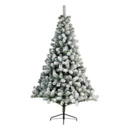 Samuel Alexander 4ft Snowy Imperial Pine White Green Fir Artificial Christmas Tree