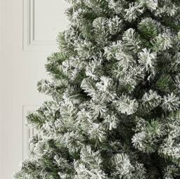 Samuel Alexander 4ft Snowy Imperial Pine White Green Fir Artificial Christmas Tree - thumbnail 3