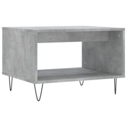 Berkfield Home Coffee Table Concrete Grey 60x50x40 cm Engineered Wood - Size: 60 x 50 x 40 cm - thumbnail 6