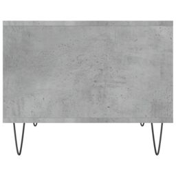 Berkfield Home Coffee Table Concrete Grey 60x50x40 cm Engineered Wood - Size: 60 x 50 x 40 cm - thumbnail 5