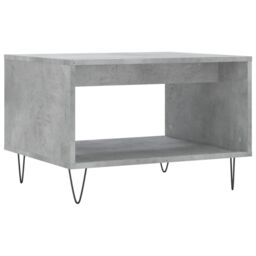 Berkfield Home Coffee Table Concrete Grey 60x50x40 cm Engineered Wood - Size: 60 x 50 x 40 cm - thumbnail 2