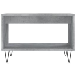 Berkfield Home Coffee Table Concrete Grey 60x50x40 cm Engineered Wood - Size: 60 x 50 x 40 cm - thumbnail 4