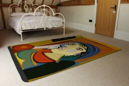 Benjamin Tate Design Thinking Woman Designer Rug in Natural - Size: Large - thumbnail 3