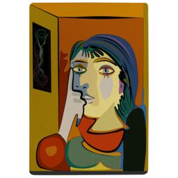 Benjamin Tate Design Thinking Woman Designer Rug in Natural - Size: Large - thumbnail 1