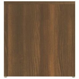 Berkfield Home Side Table Brown Oak 59x36x38 cm Engineered Wood - Size: 59 x 36 x 38 cm - thumbnail 5