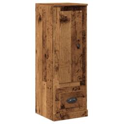 Berkfield Home Highboard Old Wood 36x35.5x103.5 cm Engineered Wood in Brown - thumbnail 3