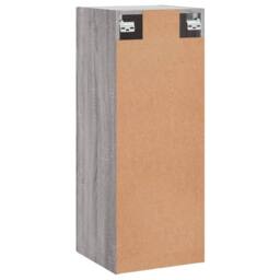 Berkfield Home Wall Mounted Cabinet Grey Sonoma 34.5x34x90 cm - thumbnail 9