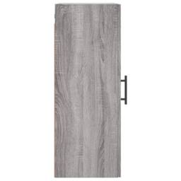 Berkfield Home Wall Mounted Cabinet Grey Sonoma 34.5x34x90 cm - thumbnail 8