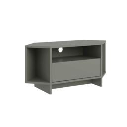 Decortie Viva' Modern Corner TV Unit for 34 Inches TVs in Green - Size: 1 Pack - thumbnail 2