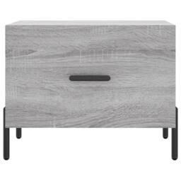 Berkfield Home Coffee Table Grey Sonoma 50x50x40 cm Engineered Wood - Size: 50 x 50 x 40 cm - thumbnail 5