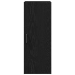 Berkfield Home Wall Mounted Cabinet Black Oak 34.5x34x90 cm Engineered Wood - thumbnail 6