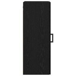 Berkfield Home Wall Mounted Cabinet Black Oak 34.5x34x90 cm Engineered Wood - thumbnail 7