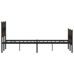Berkfield Home Bed Frame without Mattress with Headboard & Footboard 140x200 cm in Brown - thumbnail 5