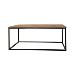 Jaipur Furniture Ltd Industrial Coffee Table - Mango Wood/Iron - L60 x W110 x H45 cm - PP Sawn Finish in Brown - thumbnail 1