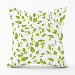 Warren Reed - Designer Green Leaves Outdoor Cushion - Size: 45 cm x 45 cm - thumbnail 1