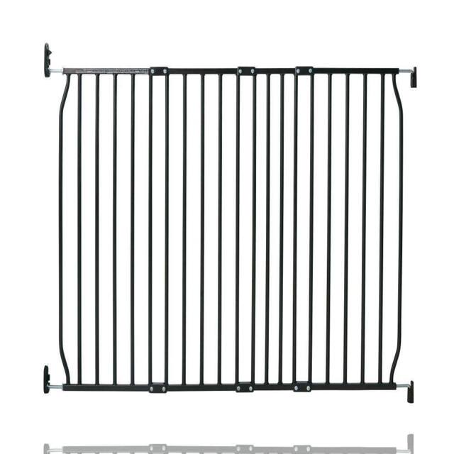 Safetots Natural Screw Fit Baby Gate Screw Fit Baby Gate in Black - Size: 70 cm - 80 cm - image 1
