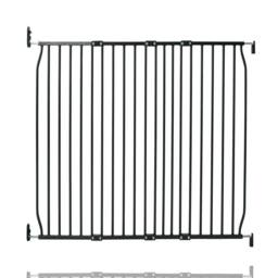Safetots Natural Screw Fit Baby Gate Screw Fit Baby Gate in Black - Size: 70 cm - 80 cm - thumbnail 1