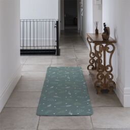 Benjamin Tate Design Hand Drawn Leaves Runner Rug in Natural - Size: 67 cm x 230 cm - thumbnail 3