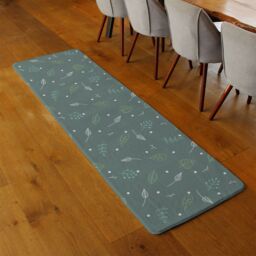 Benjamin Tate Design Hand Drawn Leaves Runner Rug in Natural - Size: 67 cm x 230 cm - thumbnail 2