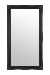 MirrorOutlet 'Hamilton' Black Antique Design Large Wall Mirror 137cm x 76cm - Size: 137 cm x 76 cm - thumbnail 2