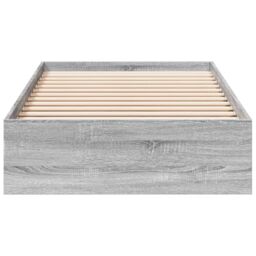 Berkfield Home Bed Frame with Drawers without Mattress Grey Sonoma 100x200 cm - thumbnail 4