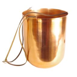 Leaf Copper Hanging Planter 18 x 22cm - Size: 18 x 22 cm - thumbnail 3