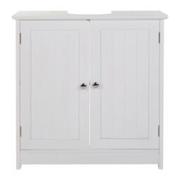 Orsina Portland Under Sink Cabinet in White - thumbnail 1