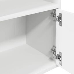 Berkfield Home Bookcase White 31x24x127 cm Engineered Wood - Size: 31 x 24 x 127 cm - thumbnail 8