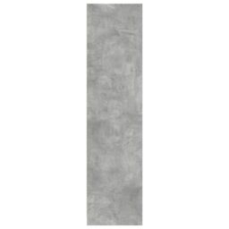 Berkfield Home Wardrobe Concrete Grey 30x50x200 cm Engineered Wood - Size: 30 x 50 x 200 cm - thumbnail 5