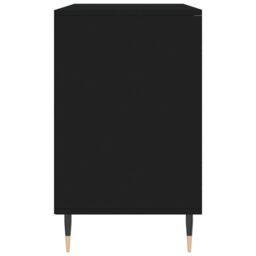 Berkfield Home Shoe Cabinet Black 102x36x60 cm Engineered Wood - Size: 102 x 36 x 60 cm - thumbnail 5