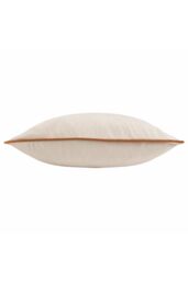 Furn Meridian Velvet Piped Cushion in Cream - Size: 55 cm x 55 cm - thumbnail 2