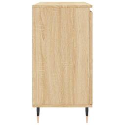 Berkfield Home Sideboard Sonoma Oak 104x35x70 cm Engineered Wood in Tan - Size: 104 x 35 x 70 cm - thumbnail 7