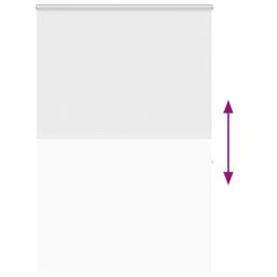 Berkfield Home Shower Roller Blind with Cassette 150x240 cm Fabric Width 146 cm in White - thumbnail 5