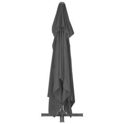 Berkfield Home Outdoor Umbrella with Portable Base Anthracite in Grey - thumbnail 5