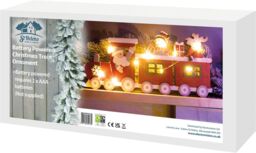 Netagon Battery Powered Christmas Train Ornament in Red - thumbnail 7