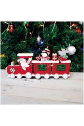 Netagon Battery Powered Christmas Train Ornament in Red - thumbnail 1