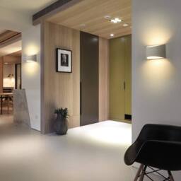 Goeco LED Wall Light Indoor, Pack of 2, 7W Plaster Light Modern Wall Lamp in White - thumbnail 3