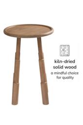 MH London Bali Side Table Solid Wood Bedside Table for Living Room & Bedroom in Brown - thumbnail 5