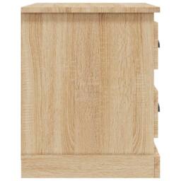 Berkfield Home Bedside Cabinets 2 pcs Sonoma Oak 39x39x47.5 cm Engineered Wood in Tan - thumbnail 9