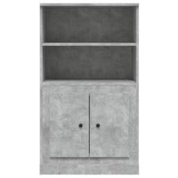 Berkfield Home Highboard Concrete Grey 60x35.5x103.5 cm Engineered Wood - thumbnail 6