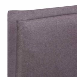 Berkfield Home Bed Frame Taupe Fabric 135x190 cm Double - thumbnail 5