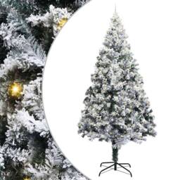 Berkfield Home Artificial Pre-lit Christmas Tree with Ball Set Green 400 cm - thumbnail 2