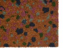 Orsina Sustain Terazzo Coir Doormat in Brown - Size: 100 cm diameter - thumbnail 3