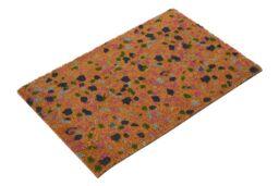 Orsina Sustain Terazzo Coir Doormat in Brown - Size: 100 cm diameter - thumbnail 2