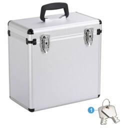 EONLION Silver Storage Box Case Aluminum - Size: 500mm - thumbnail 1